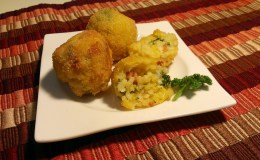 32. Bolitas de arroz con brócoli y jamón (43&nbsp;min)