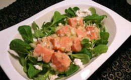 89. Ensalada de Salmón Marinado, Queso de Cabra y Canónigos (23&nbsp;min)