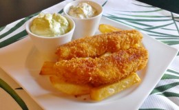 110. Fish & Chips con Dos Salsas (25&nbsp;min)