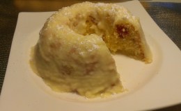 114. Savarín de Cava y Fresas con Chocolate Blanco  (40 min +&nbsp;reposo)