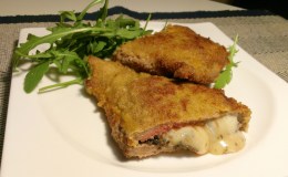 143. Cachopo de ternera con Olivas y Camembert (21&nbsp;minutos)