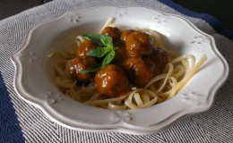 147. Tallarines con albóndigas, como en “La Dama y el Vagabundo” (30&nbsp;minutos)
