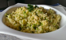 152. Couscous con “flor” de Brécol (7&nbsp;minutos)
