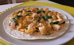 160. Gazpachos manchegos de Pollo, Espinacas y Ajos tiernos (50&nbsp;min)